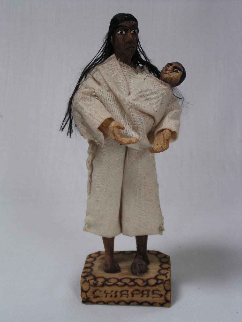 天然木材 木彫り人形 一点物 ドイツ製 30cm - その他