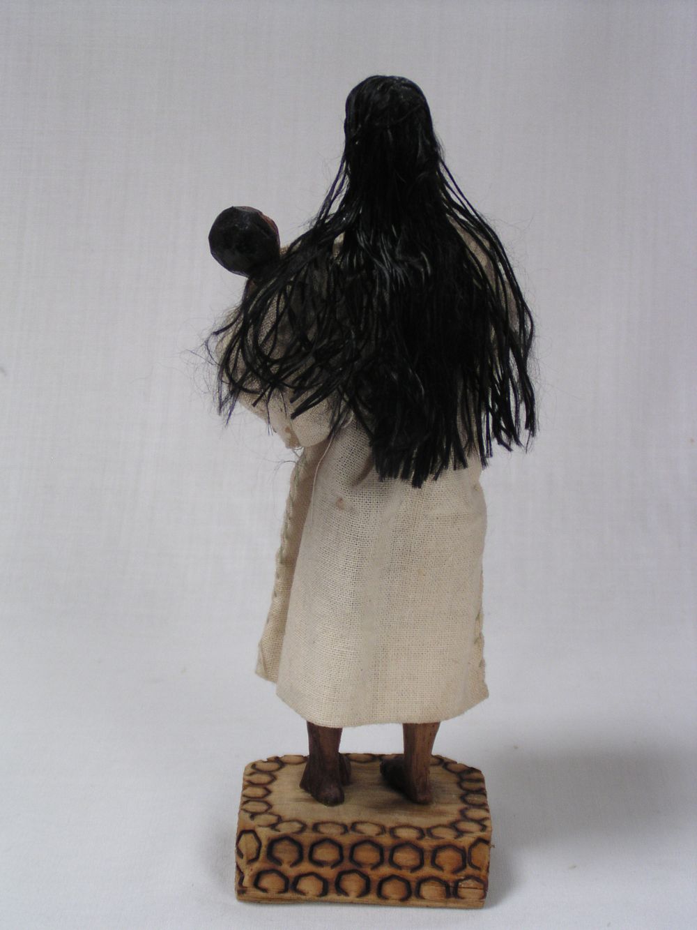 画像: メキシコ　木彫り人形