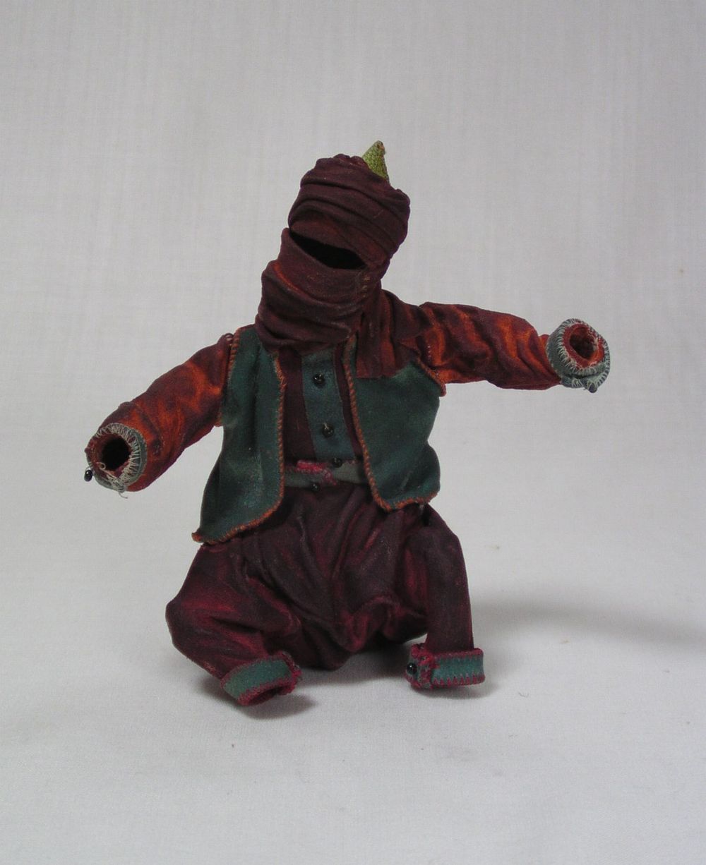 画像: モロッコ　革製人形