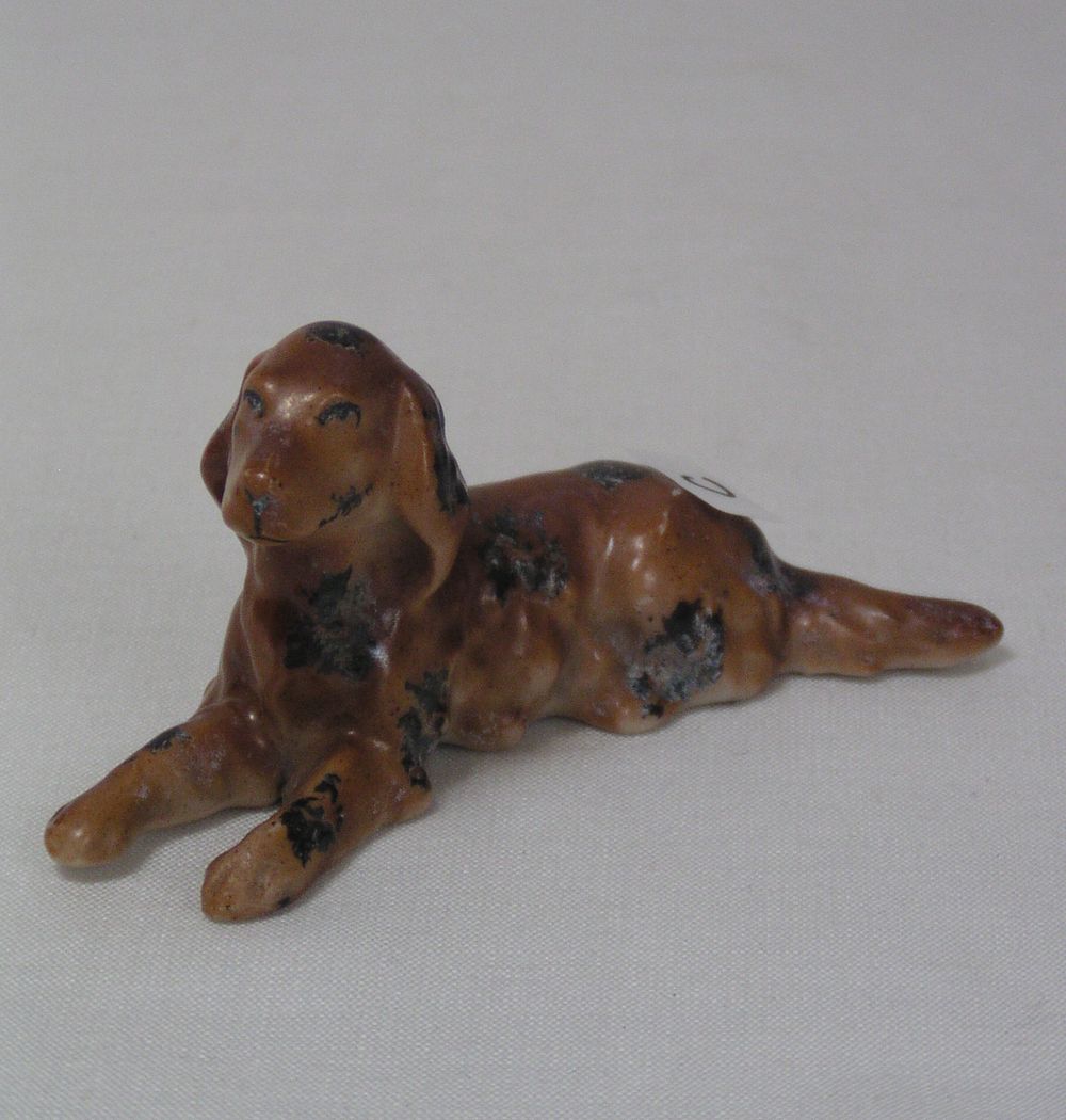 画像: オキュパイド・ジャパン　磁器製犬の置物